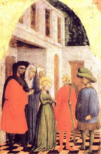 VIVARINI, Alvise Marriage of St. Monica oil painting image